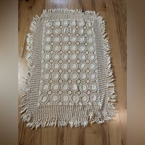 Vintage Rectangular Lace Crotchet 38 by 56